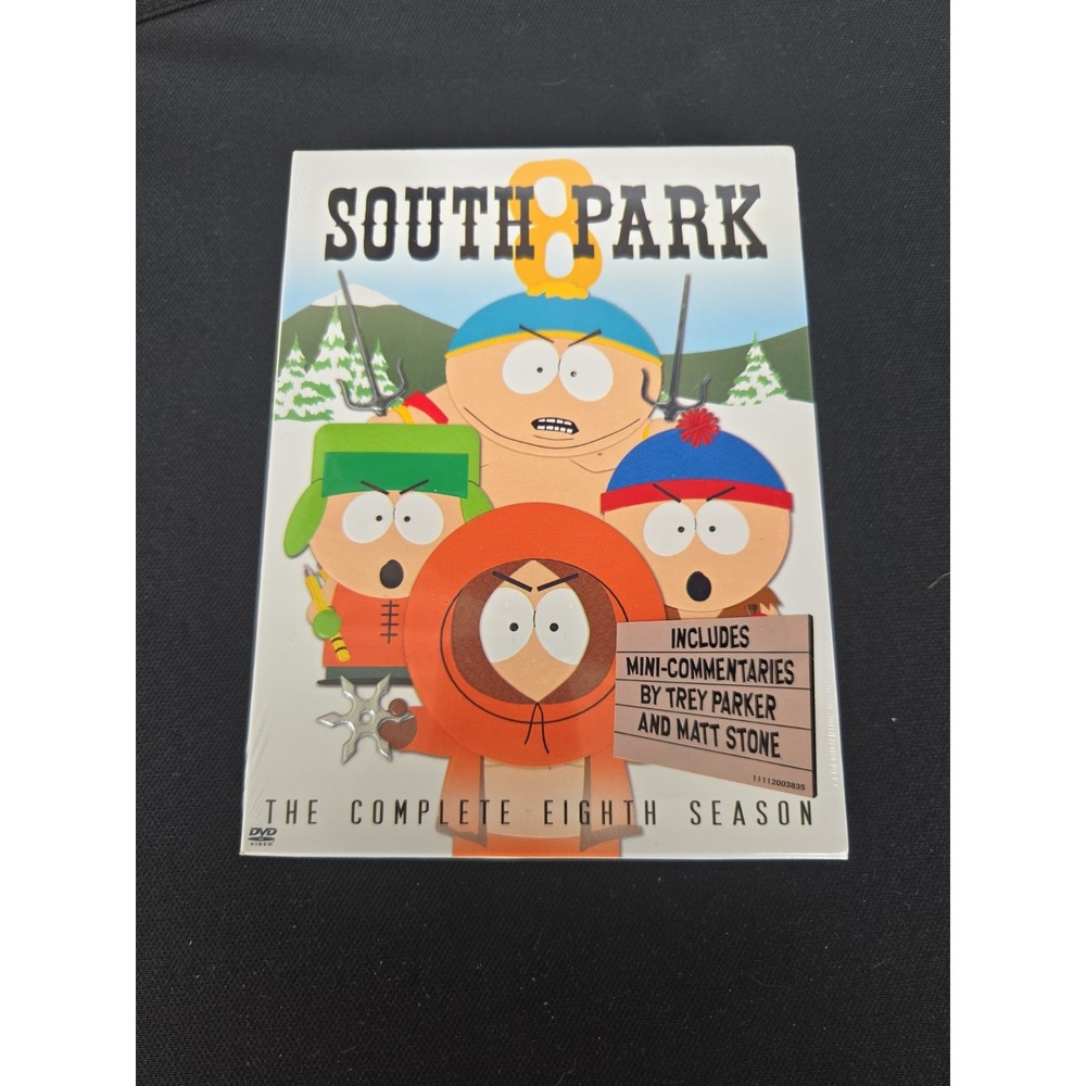 South Park , The Complete Eighth Season (DVD, 2006, 3-Disc Set) Brand New.